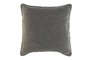 DKD Home Decor Cojin Gris Claro 50 x 50 x 15 cm Poliester con Bordado y Cremallera (2 Unidades)