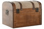 DKD Home Decor Baúl 32 x 30.5 x 41 cm Marrón Beige Set de 2 Unidades