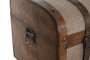 DKD Home Decor Baúl 32 x 30.5 x 41 cm Marrón Beige Set de 2 Unidades