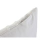 DKD Home Decor Cojín Blanco Bordado 45x45x45 cm