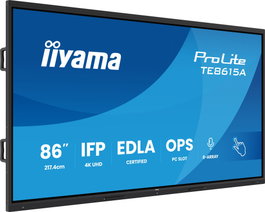 Iiyama TE8615A-B1AG Monitor Interactivo 86" 4K UHD Android 16/128GB