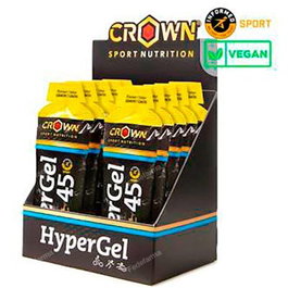 CROWN SPORT NUTRITION Hypergel 45 Limón Gel Energético 10 x 75g