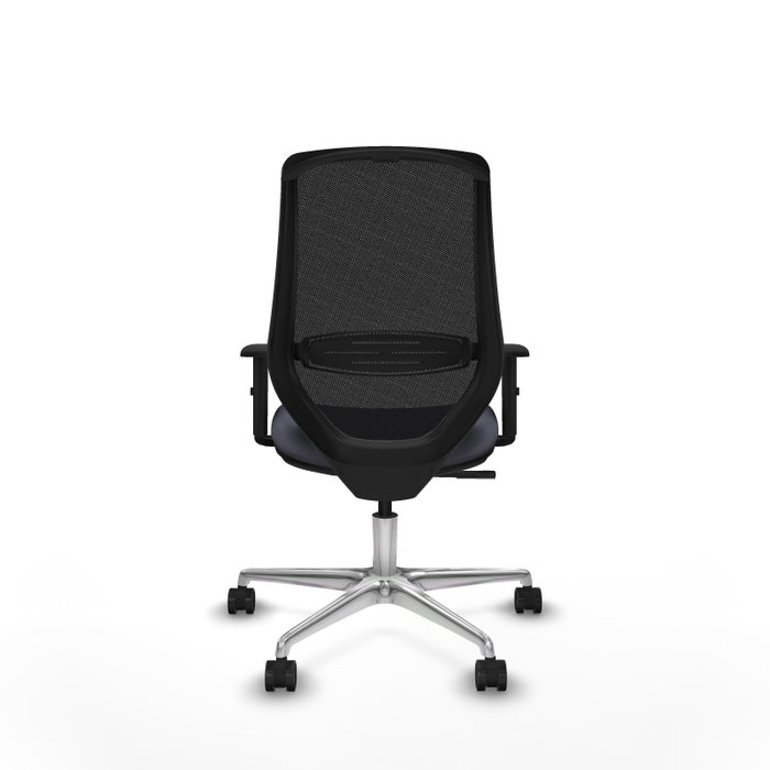 PIQUERAS Y CRESPO Silla de oficina Mardos con Mecanismo Sincro Gris oscuro y Negro