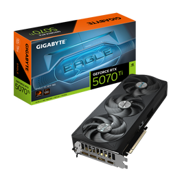 Gigabyte Tarjeta Gráfica GeForce RTX 5070 Ti EAGLE OC 16GB GDDR7, 256 bits, PCI-E 5.0, 3x DP 2.1a, 1x HDMI 2.1b, DLSS 4, GV-N507TEAGLE OC-16GD