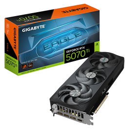 Gigabyte RTX 5070 Ti 16GB GDDR7 Eagle OC SFF Tarjeta Gráfica GV-N507TEAGLE OC-16GD con 3 Ventiladores