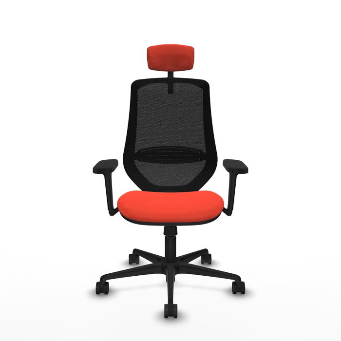 PIQUERAS Y CRESPO Silla de oficina Mardos con Mecanismo Sincro Naranja oscuro y Negro PIQUERAS Y CRESPO Silla de oficina Mardos con Mecanismo Sincro Naranja oscuro y Negro
