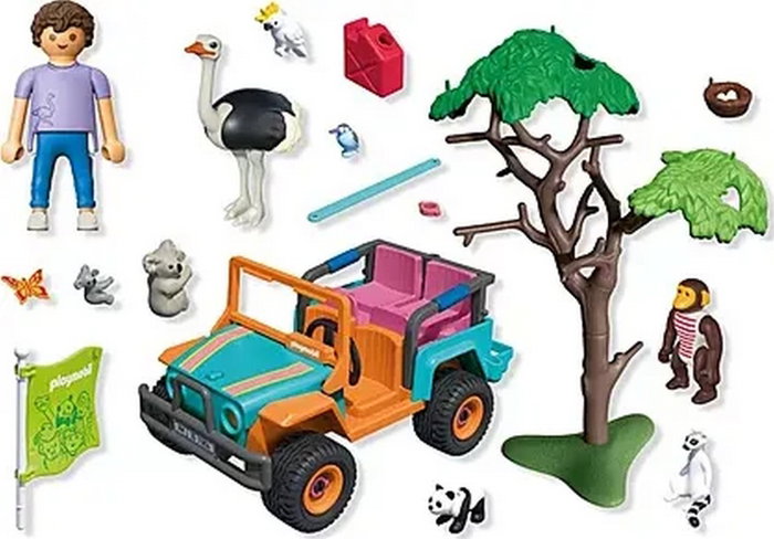 Playmobil Vehículo todoterreno de colores Animals y Friends Playmobil Vehículo todoterreno de colores Animals y Friends