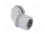 HELLERMANNTYTON Conector angular 90° M20 HelaGuard PSR