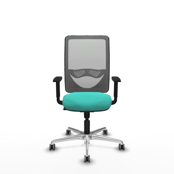 PIQUERAS Y CRESPO Silla de oficina Zulema con mecanismo Sincro, Turquesa y Gris PIQUERAS Y CRESPO Silla de oficina Zulema con mecanismo Sincro, Turquesa y Gris