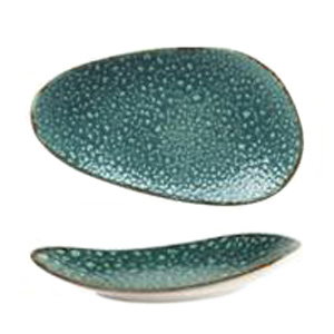 Summa Moon Turquoise Plato Llano Abstract Oval 26x15cm (Set de 6) inevitable Summa Moon Turquoise Plato Llano Abstract Oval 26x15cm (Set de 6) inevitable
