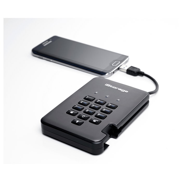 iStorage diskAshur Pro2 4TB USB3.2 2.5 inch Negro