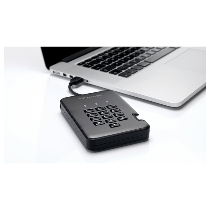 iStorage diskAshur Pro2 4TB USB3.2 2.5 inch Negro