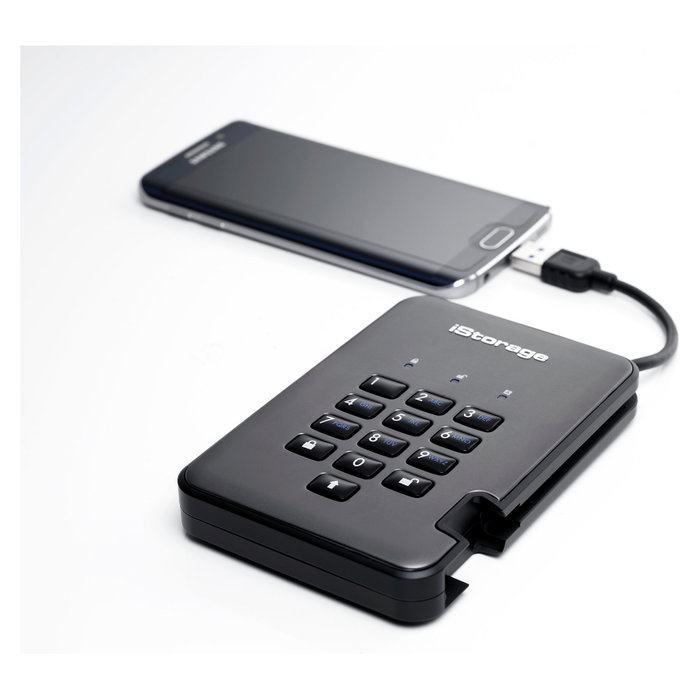 iStorage diskAshur Pro2 4TB USB3.2 2.5 inch Negro