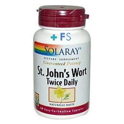 SOLARAY St. John's Wort (Hypericum) 60 cápsulas vegetales