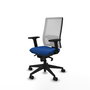 PIQUERAS Y CRESPO Silla de oficina Horna Azul y Blanco