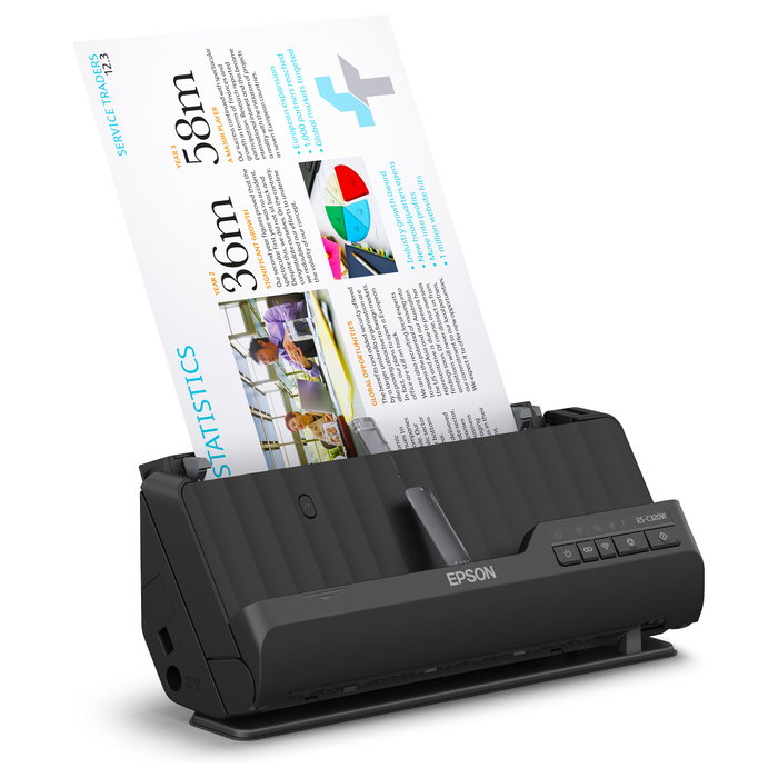 Epson ES-C320W Escáner A4 con Wi-Fi y ADF Epson ES-C320W Escáner A4 con Wi-Fi y ADF