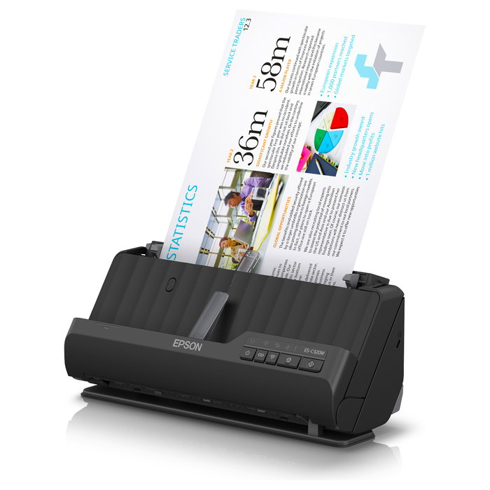 Epson ES-C320W Escáner A4 con Wi-Fi y ADF Epson ES-C320W Escáner A4 con Wi-Fi y ADF