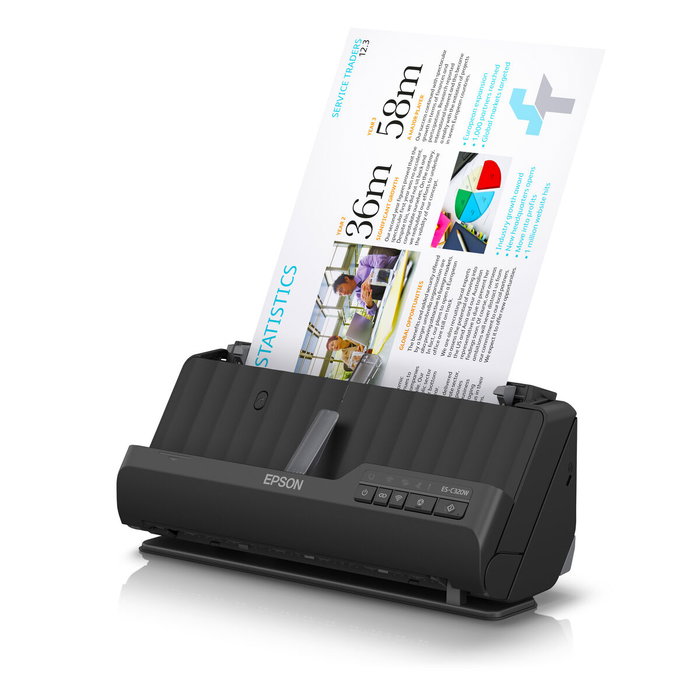 Epson ES-C320W Escáner A4 con Wi-Fi y ADF Epson ES-C320W Escáner A4 con Wi-Fi y ADF