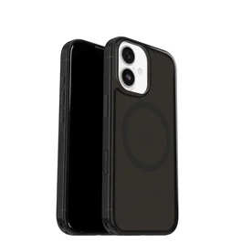 OtterBox Symmetry Clear MagSafe Series para Apple iPhone 17, Negro Mist