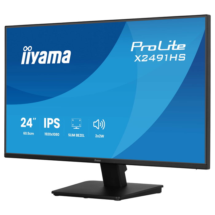 Iiyama ProLite X2491HS-B1 Monitor 23.8 IPS Full HD 120Hz Iiyama ProLite X2491HS-B1 Monitor 23.8 IPS Full HD 120Hz