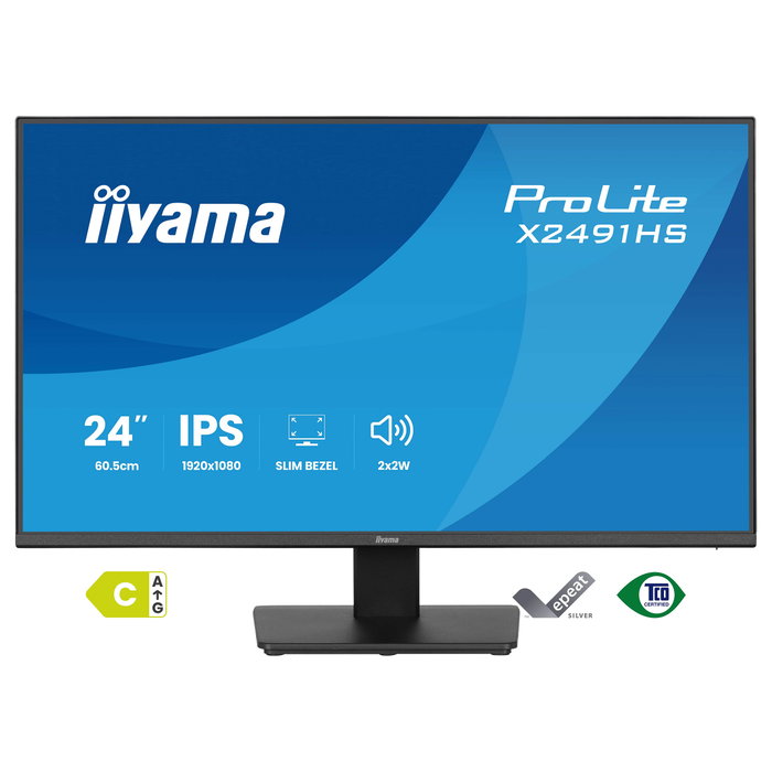 Iiyama ProLite X2491HS-B1 Monitor 23.8 IPS Full HD 120Hz Iiyama ProLite X2491HS-B1 Monitor 23.8 IPS Full HD 120Hz