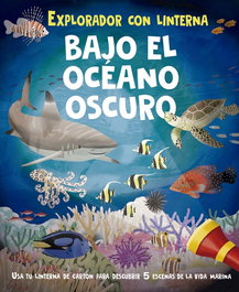 PICARONA Explorador con linterna. Bajo el océano oscuro