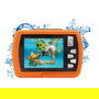 Easypix Aquapix W2024 - Cámara Compacta Sumergible 3 metros, 5 MP, HD 720p, Pantalla LCD 2.4", 8x Zoom Digital, Color Naranja