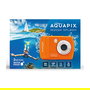 Easypix Aquapix W2024 - Cámara Compacta Sumergible 3 metros, 5 MP, HD 720p, Pantalla LCD 2.4", 8x Zoom Digital, Color Naranja