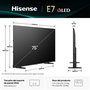 Smart TV Hisense 75E7Q 75 75" 4K Ultra HD LED HDR D-LED QLED