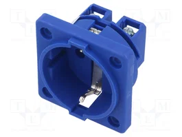 PCE Tomacorriente Schuko 2P+PE 16A 250VAC Azul