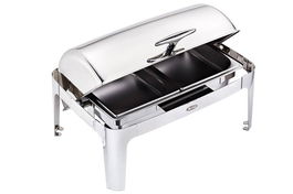 Leone Gn1/1 Chafing Dish (Bandeja Calentadora) Con Soporte 63,5x45,5x44 cm