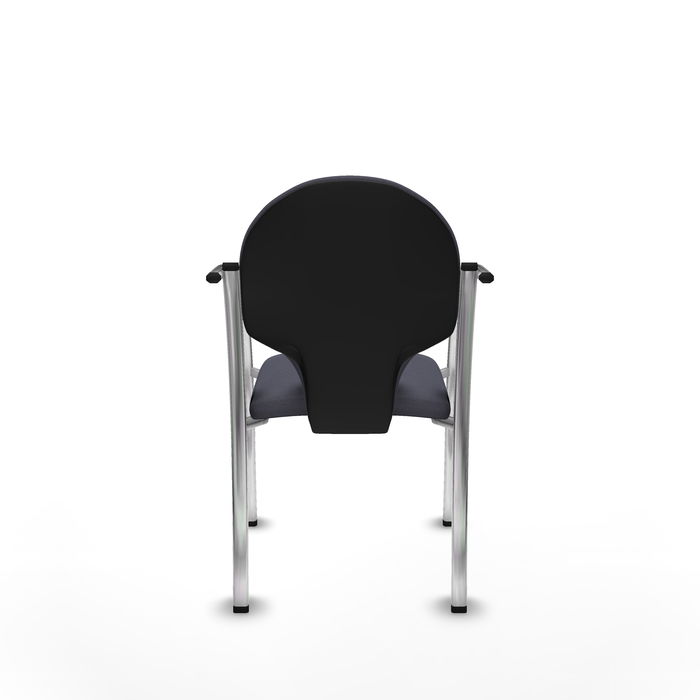 Silla de Recepción Hellín Piqueras y Crespo 220PTCRB600 Gris oscuro 2 Unidades