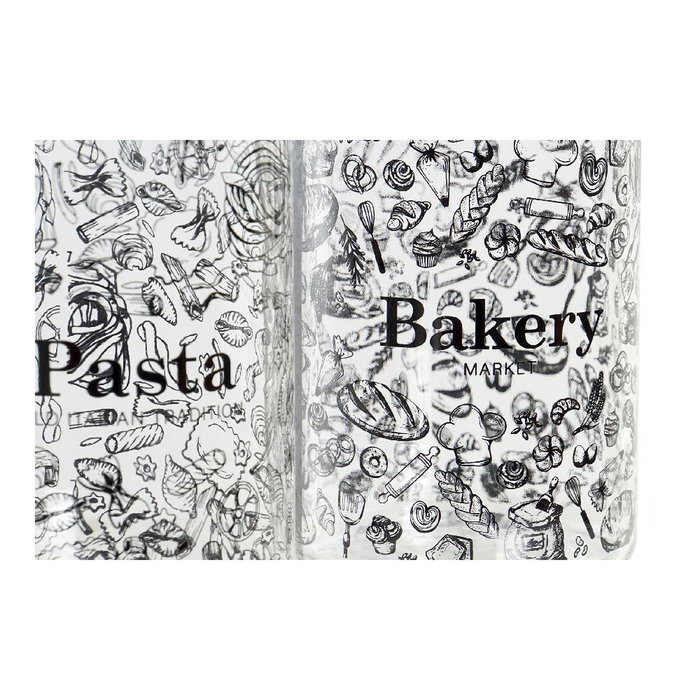 Bote DKD Home Decor Cristal Tradicional 10 x 12.5 x 20 cm 1 L (2 pcs)