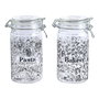 Bote DKD Home Decor Cristal Tradicional 10 x 12.5 x 20 cm 1 L (2 pcs)