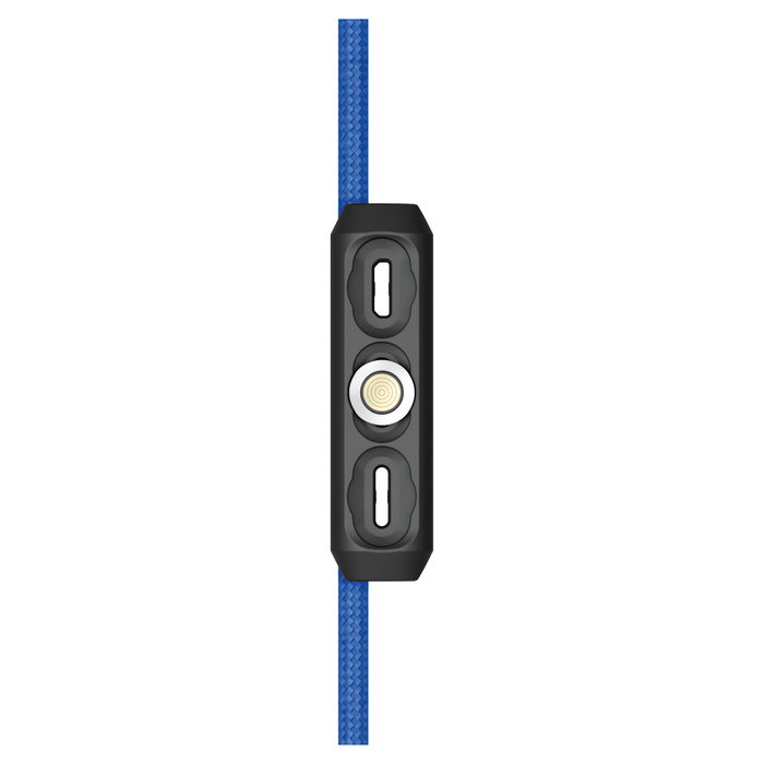 RealPower MagneticCharge3 Cable Magnético USB A a Conector Magnético 3A Azul 2 m con Adaptadores