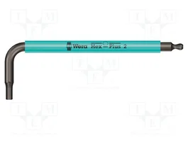 WERA Llave allen esférica Hex-Plus 2mm