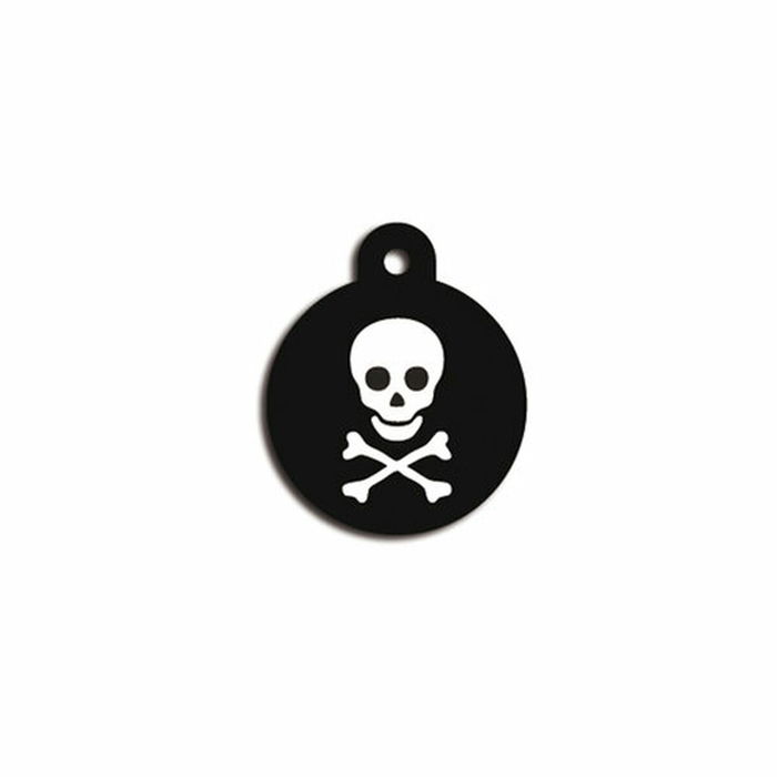 Placa identificativa para collar Imarc Circle Negro