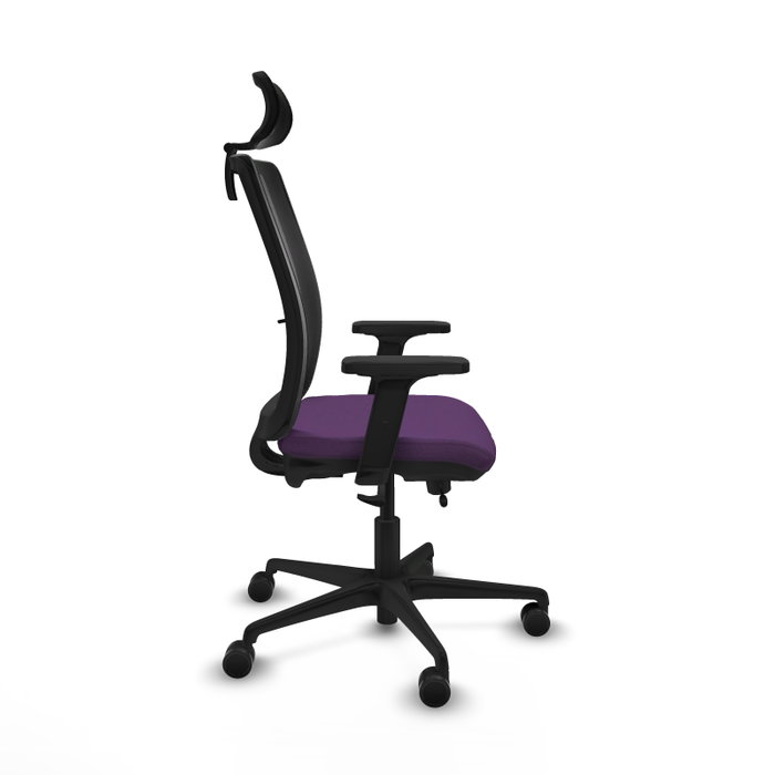 PIQUERAS Y CRESPO Silla Haches Morado y Negro
