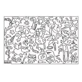 Mantel Playcolor Para Pintar Pequeño (137X106) (Set de 10)