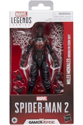 Hasbro Marvel Legends Miles Morales Brooklyn 2099 Suit Spider-Man 2 Figura de 15 cm