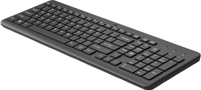 HP Teclado Inalámbrico 225, Tamaño Completo, Teclado Numérico, Teclas Chicklet para Mayor Comodidad y Precisión