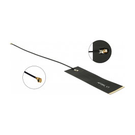 DeLOCK Antena LoRa 863 - 928 MHz con conector MHF y cable de 15 cm