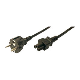 LogiLink CP093 Cable de Alimentación C5-CEE7/7, 1.8 m, Negro, 250V 10/16 A