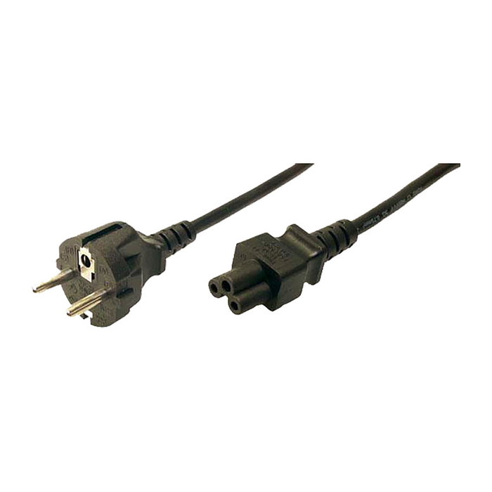 LogiLink Cable de alimentación CEE 7/7 a IEC C5, 1,8 m, negro LogiLink Cable de alimentación CEE 7/7 a IEC C5, 1,8 m, negro
