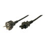 LogiLink Cable de alimentación CEE 7/7 a IEC C5, 1,8 m, negro
