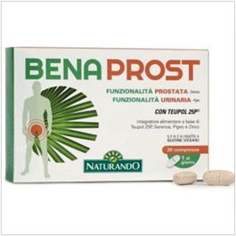 NATURANDO Benaprost 30 Comp. con Saw Palmetto, Pygeum Africano y Zinc para el Normal Funcionamiento de la Próstata