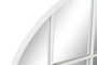 DKD Home Decor Espejo de Hierro con Diseño de Ventana Blanco 80x80 cm
