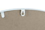DKD Home Decor Espejo de Hierro con Diseño de Ventana Blanco 80x80 cm