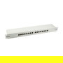 EQUIP Patchpanel de Montaje en Rack 1HE, 16 Puertos RJ45 Cat5e 10/100/1000Base-T Gigabit Ethernet, 327316, Color Gris