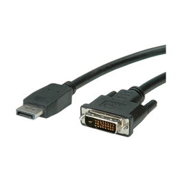 VALUE Cable Adaptador de Vídeo DisplayPort a DVI-D, Negro, 5 m